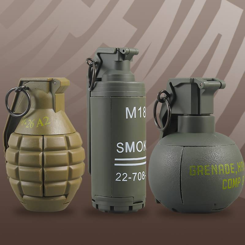 3 PACKS (M26 GREEN + M67 GREEN + M18 GREEN)